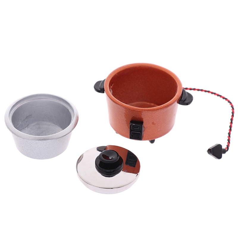 Kitchen Appliances To Gift - 1/12 Schaal Poppenhuis Miniatuur Rijstkoker Machine