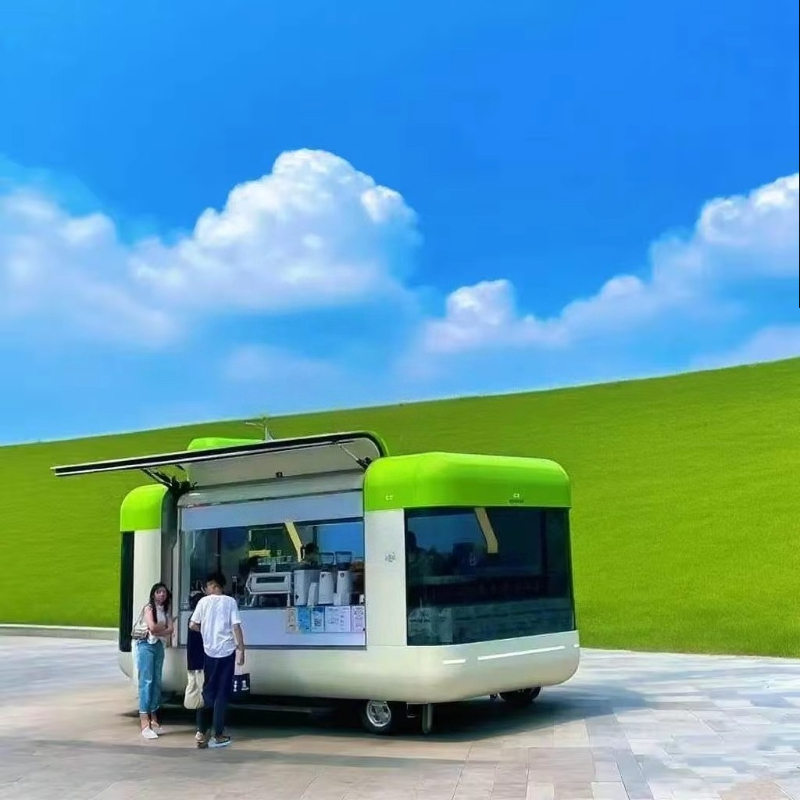 Kitchen Appliances Direct - Fabrieksdirect Fiberglass Aluminium Mobiele Foodtrailer met