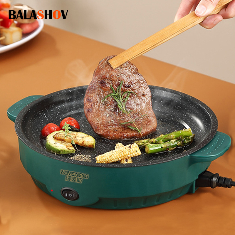 Fondue Set Electric - Elektrische Multi Cooker Elektrische Koekenpan 220V