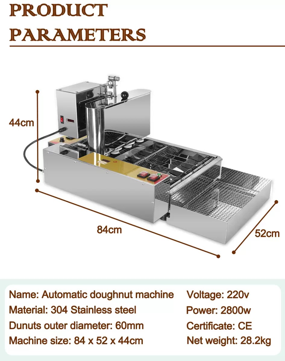 2800 W elektrische commerciële - Donut Maker Mini recensie en prijs