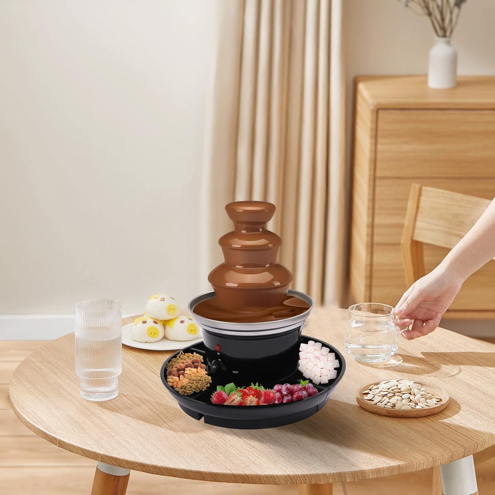3-laags elektrische chocoladef - Fondue Set Electric recensie en prijs