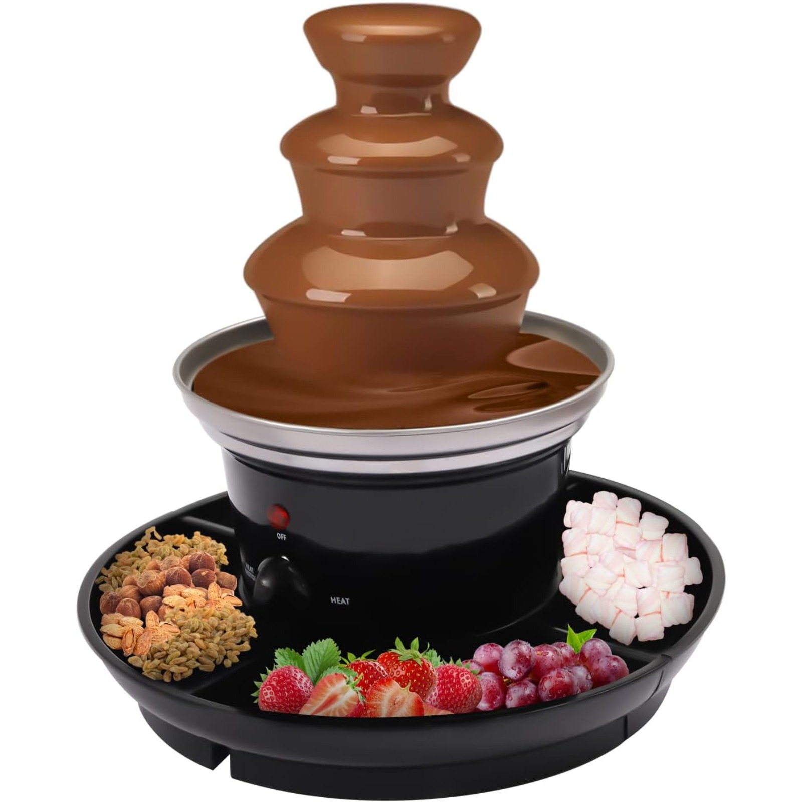3-laags elektrische chocoladef - Fondue Set Electric recensie en prijs