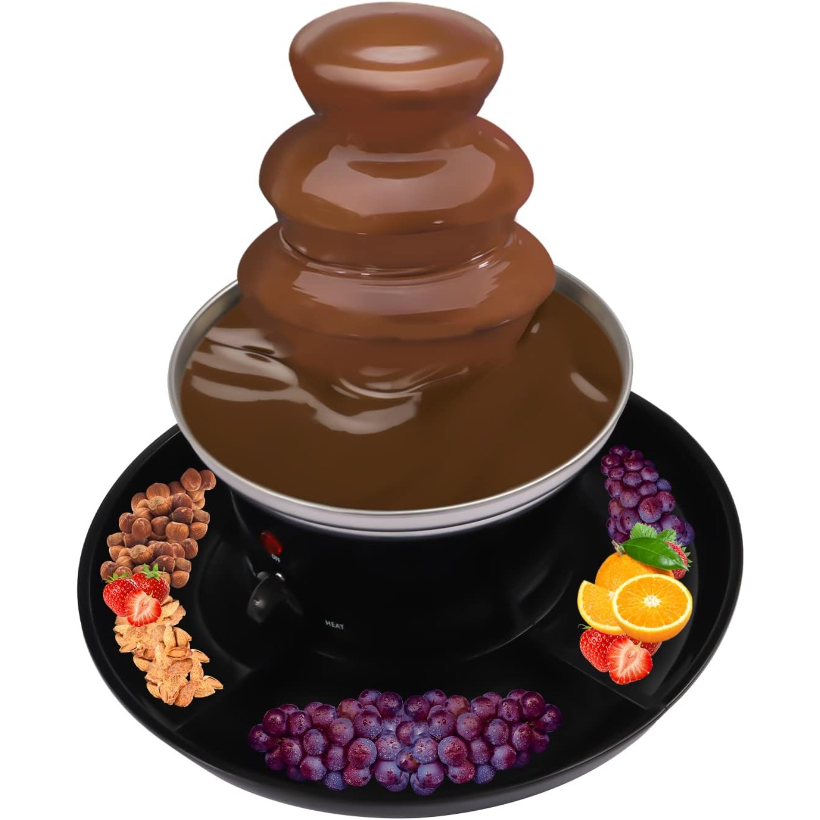 3-laags elektrische chocoladef - Fondue Set Electric recensie en prijs
