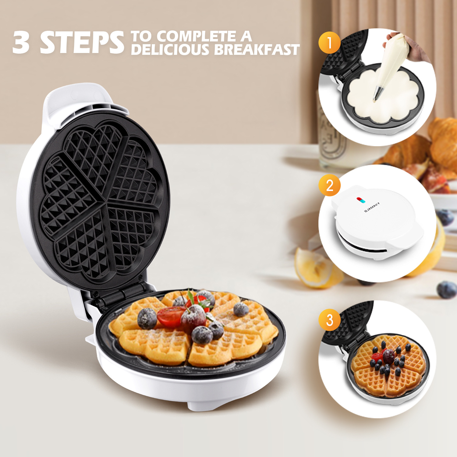 Ontbijt Wafel Mallen Ei Taart  - Donut Maker Mini recensie en prijs