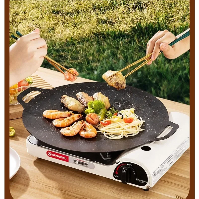 Dunne Koreaanse grillpan, rond - Fondue Set Electric recensie en prijs